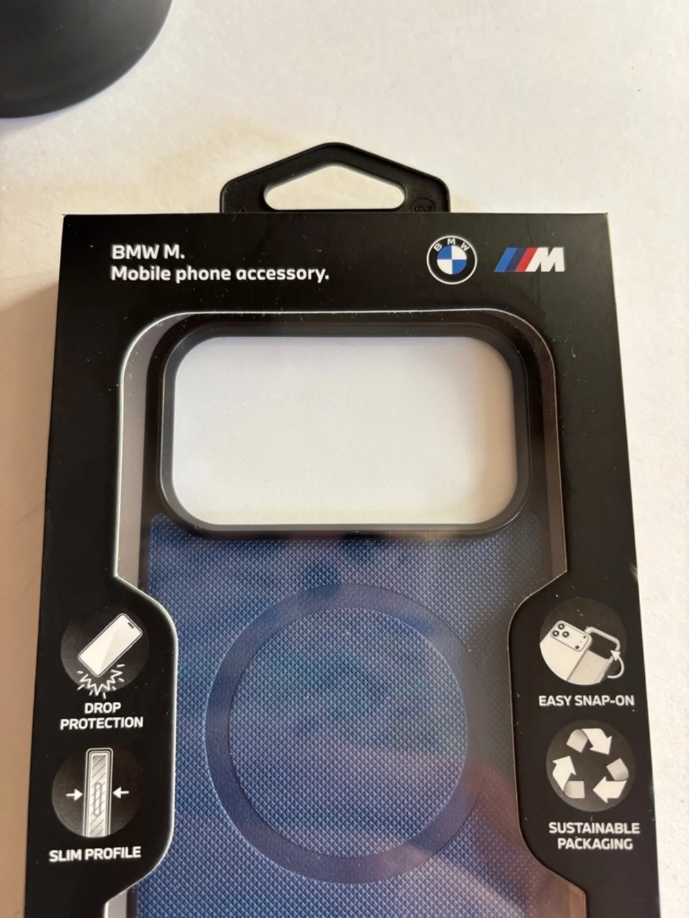 BMW M Silicone Vertical Logo Compatible with MagSafe Case for iPhone 17 Pro Max